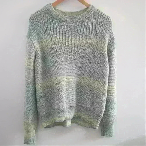 🌴2/$25🌴A.N.A | Women's Amzon Teal Combo Knitted Long Sleeved Sweater - Picture 3 of 3